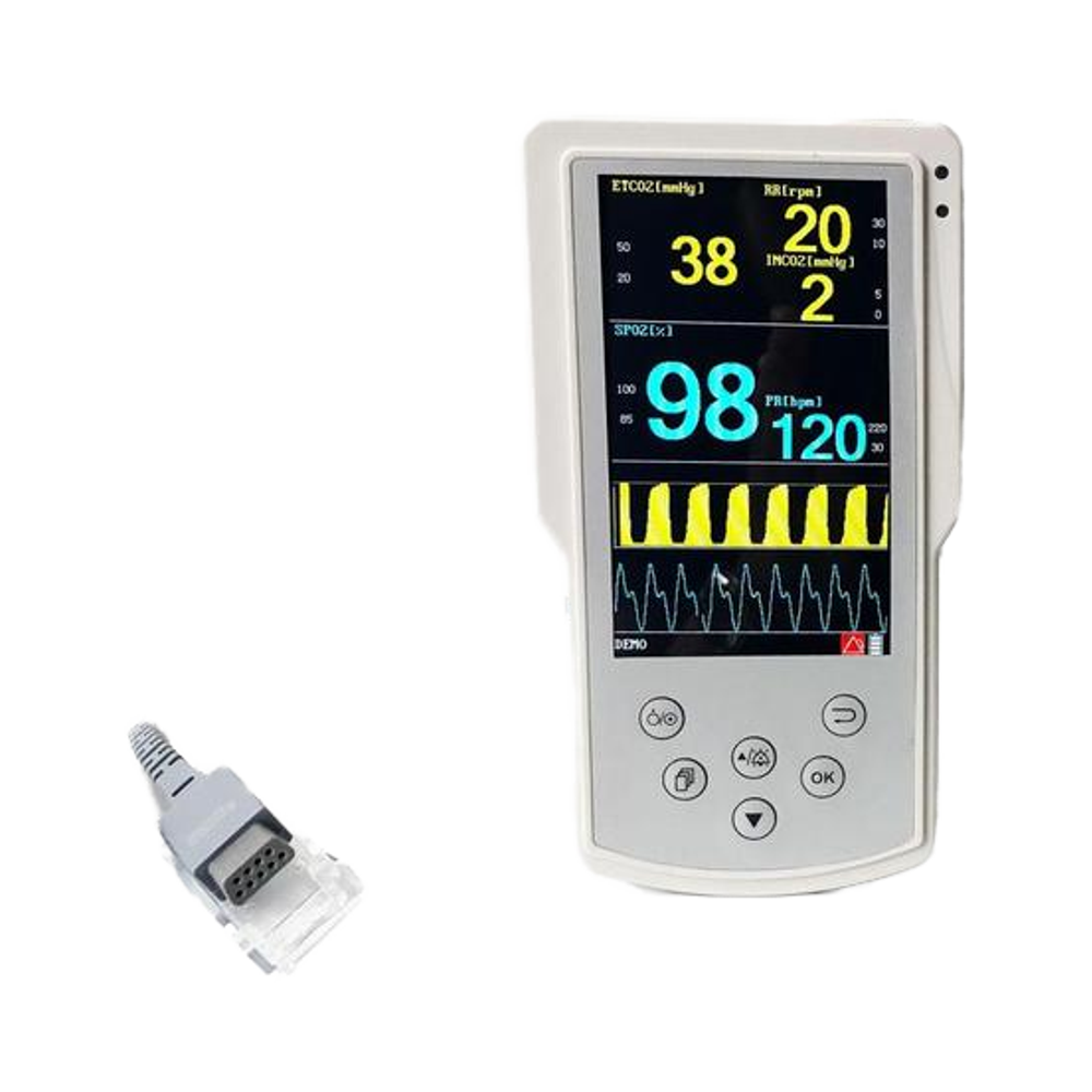 152-Portable Capnography Gas Analyzer with SpO2 Monitor Electric Power Source for ICU & Emergency Clinic.jpg